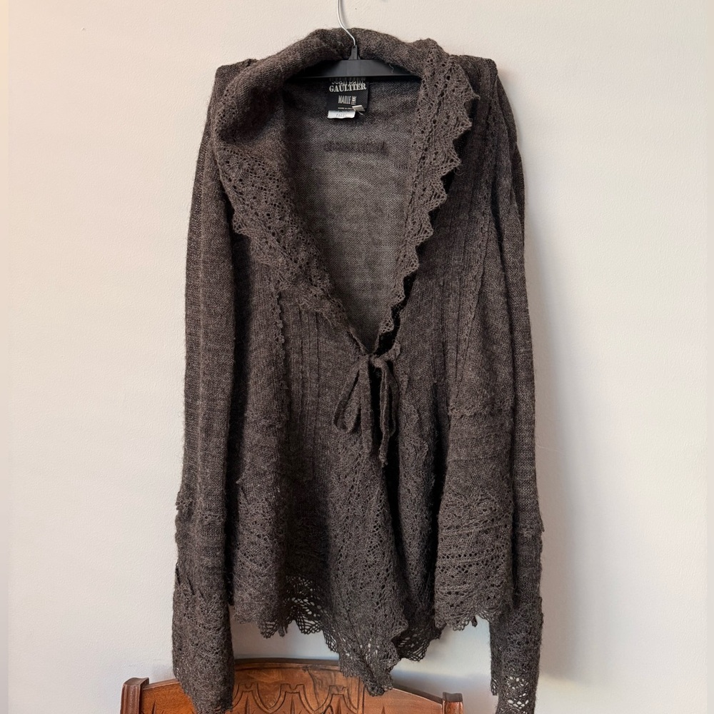 Jean Paul Gaultier Vintage Alpaca Wool Cardigan - Rare